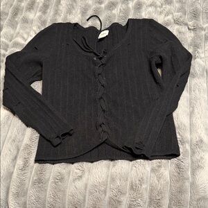 Daytrip Black Knit Sweater